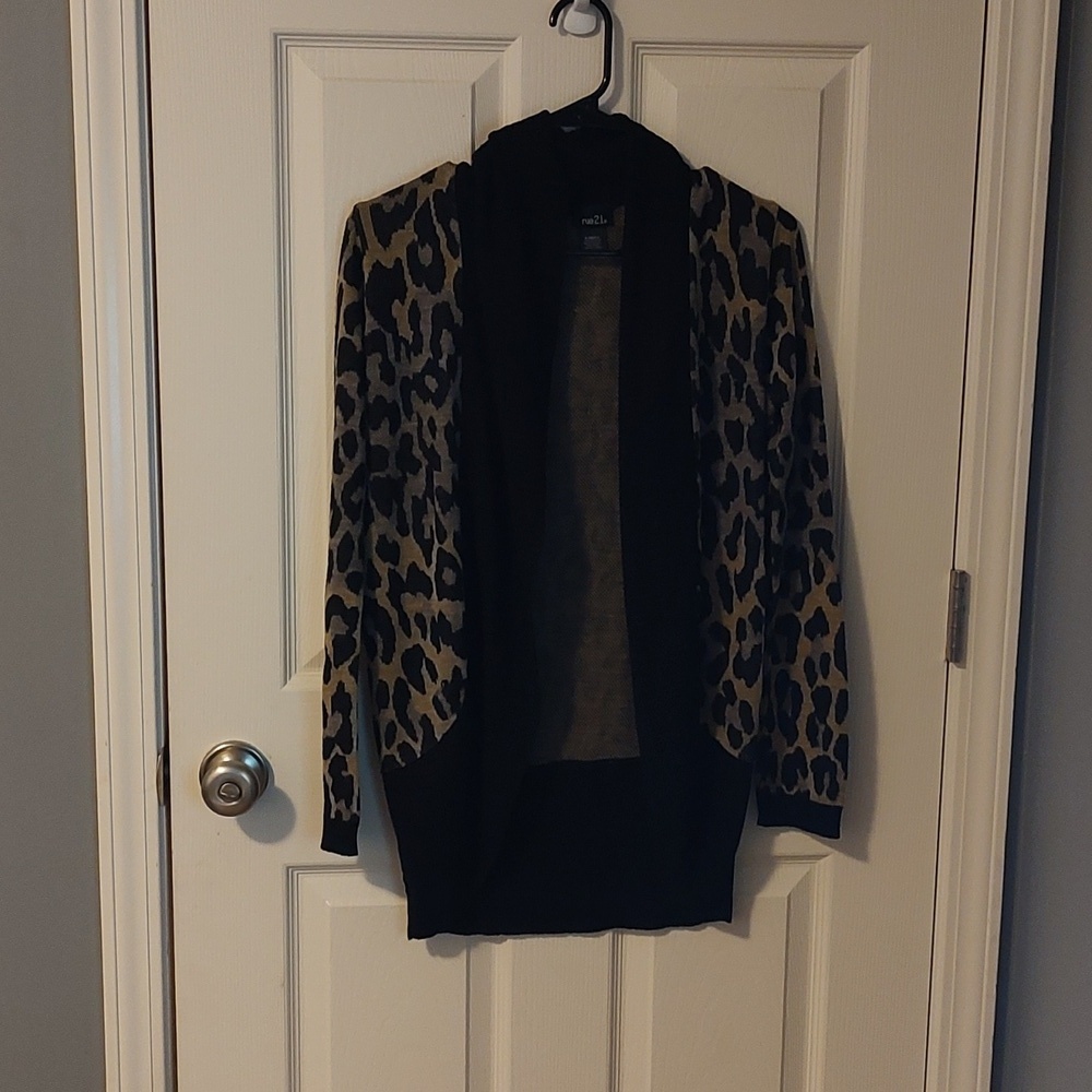 Rue21 Leopard Print Cardigan